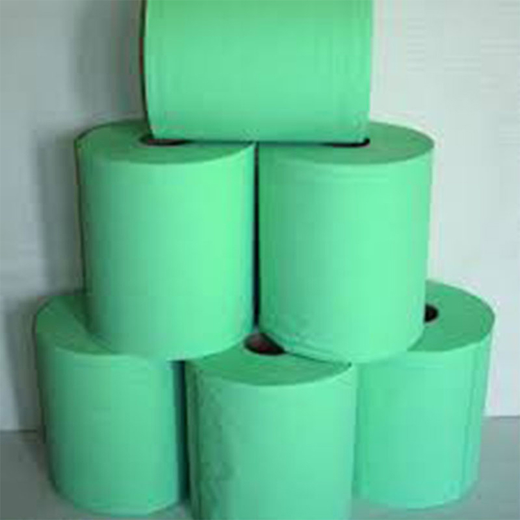 bamboo pulp industrial wiping paper, soft and environmentally friendly roll paper